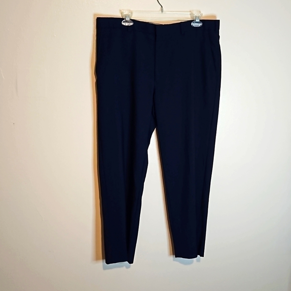 Brooks Brothers Regent Navy Blue Flat Front Pants W38
